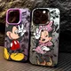 Coque de téléphone Disney pour Apple iPhone Minnie Mouse Cover Apple iPhone 14 Pro Max 13 14 Plus