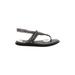 Sanuk Sandals: Gray Solid Shoes - Women's Size 9 - Open Toe