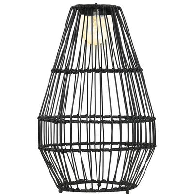 Solarleuchte, Rattan Solarlampe, Wasserdichte Wegleuchte mit Lichtsensor, Automatische led Image