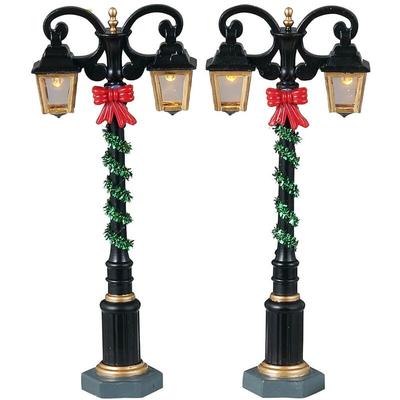 Prächtige Lichter Set aus 2 - Weihnachtsdorf, 2 Stück - Lemax