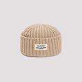 Rib Knit Wool Hat