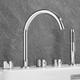 robinet de baignoire - baignoire romaine galvanoplastie contemporaine vanne en laiton bain douche mitigeurs