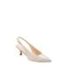 Larysa Pointed Toe Kitten Heel Slingback Pump