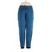 Ann Taylor LOFT Sweatpants - High Rise: Blue Activewear - Women's Size 12