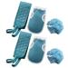 Tepsmf 3Pcs Set Bath Towel Thickened Bath Rub Back Towel Bath Ball Flower Mud Strip