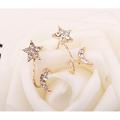 1 Pair Earrings For Women's Birthday Gift Prom Alloy Vintage Style Moon Star