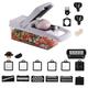 Shredder Vegetable Cutting Tool Kitchen Tool Multifunctional Shredder Carrot Shredder Dicer 22 Piece Set Shredder