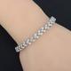 Women's Chain Bracelet Classic Fashion Wedding Cute Simple Alloy Bracelet Jewelry Silver / Gold For Gift Daily