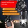 Solar Electric Fan Camping Lamp with Bluetooth Speaker Portable Switch Camping Lamp Lithium Battery Solar USB Charging