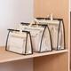 1pc Handbag Storage Organizer Dust Bags Purses Dust Cover Closet Clear Package Protector Storage Bag Home Bedroom Bag Organizers