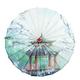Silk Cloth Parasol (33-inch Peony) - Chinese Japanese Style Paper Umbrella - For Weddings And Personal Sun Protection Asdf Christmas