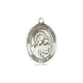 Extel Medium Oval Pewter Our Lady of Good Counsel Medal