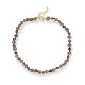 Brody Gold-plated Quartz Beaded Necklace - Natural - Eliou Necklaces