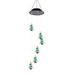 2024 Yard Solar Wind Chime Light LED Solar Powered Wind Chimes Hanging Lamp for Patio Garden