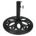 Bomrokson Cast Iron Patio Umbrella Base Stand - Black - 18-Inch Diameter