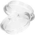 2 Pcs Glass Teapot Top Replacement Lids Loose Leaf Cup Beverages Strainer Kettle Covers Transparent Dust-proof