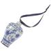 Home Decor Wind Chimes for outside Tea Room Wind Chime Wind Chime Hanging Adornment Ceramic Jar Wind Chimes Pottery Blue and White Porcelain