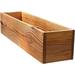 Indoor Decor Antiseptic Wood Flower Box Decorative Planter Retro Holder Rectangle Boxes Cactus Nursery Vegetable Wooden