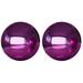 Garden Reflective Ball Outdoor Decor Gazing Balls Mirror Stainless Steel Hollow Purple