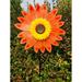 Sunflower Wind Tur bine Lawn Garden Windmill Patio Garden Party Decoration Yellow