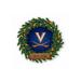 Rico Industries Virginia College Personalized Holiday/Christmas Decor Wreath Shape Cut Pennant - Home and Living Room DÃ©cor - Soft Felt EZ to Hang