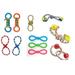 Figure 8 Dog Toys Fun and Colorful Choices Tug Toss Fetch Play Ropes and Loops (Full Set - All 11 toys)