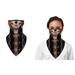 Halloween Balaclava Face Mask Neck Gaiter with Earloop For Men and Women Voodoo