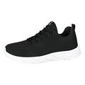 Lace Up Men Casual Shoes Breathable Lightweight Male Walking Shoes Soft Non-slip Men s Casual Sneakers Outdoor Tennis 2023 New Black White 46
