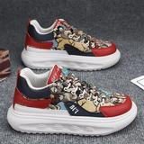 Shoes For Men Sneakers Fashion Summer Casual Platform Tennis Sports Outdoor Hiking Designer Luxury Work Leather Skateboard Red 8781 43