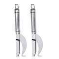 Fish Scraper Scaler 2 Pcs Kitchen Gadget Vegetable Peeler Metal Tool Machine Stainless Steel