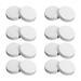 Disposable Cup Lid Covers for Drinks Beverage Concentrate Travel Paper White 100 Pcs