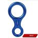 Rescue 8 Descender Outdoor Speed Drop 8 Word Ring Degrading High-altitude Aerial Silks Slower Protector Eight Word Ring Climbing Gear