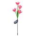 4 Heads Solar LED Decorative Outdoor Lamp 4 Flower L-ily Garden Lamp