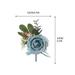 Rose Wrist Flowers Men and Women s Wedding Ball Flower Accessories Wedding Boutonniere Wrist Flower Wedding Artificial Flower Corsage Accessories (C)