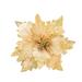 Miyuadkai Fake Plants Flower Clearance 25Cm Christmas Flower Golden Red Artificial Flower Hotel Wedding Mall Christmas Rattan Decoration Flower Room Decor Gold