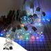 Weloille Outdoor Solar String Lights Waterproof Light Strings With 10 LED Filament Bulbs Patio Lights For Home Garden Tents Porch Backyard Patio Party Wedding