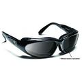 Cape Sharp View Gray Plus 2.50 Reader Sunglasses- Glossy Black - Small & Large