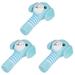 Set of 3 Hand Crank Kids Playset Stuffed Chucky Plush Baby Toy Doll Small Animals Frog Infant