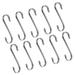 Utensils Holder Hook for Hanging Hooks Clothes Hanger Office Stainless Steel up 10 PCS