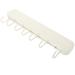 Storage Rack Heavy Duty Wall Hook Umbrella Hanging Clothes Cookware White Abs Office