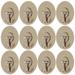 20 Pcs Heavy Duty Clothes Hanger Punch Free Hooks Sticky Hangers Clear Wall Seamless