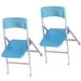 Dollhouse Folding Chair Ornament Mini Decoration Pvc Rocking Chairs for Crafts Child Model 2 Pcs