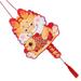 Year of The Dragon Lanterns Christmas Decoration Decorationss Ceiling Garland Good Luck Animal Red Plastic