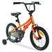 Kids Bike 16 Inch for 4-7 Year-Olds Boys and Girls Childrens Bicycle with Training Wheels Orange