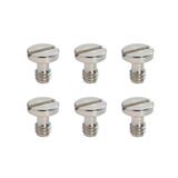 6 Pcs Tripod for Camera Stainless Steel Screws Screws for Monopod Camera Tripods Quick Release Screws