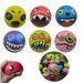 Kids Expression Soft Balls Toy Funny Sponge Stress Ball Squeeze Smiley Face Grimace PU Foam For Kids For Adults Sports Toy Ball 6 Pcs Random colour