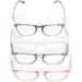 Safety Glasses for Women Anti Fog Goggle Anti-fog Protection Anti-blue Light Work Plastic 4 Pcs