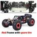 ZD Racing ROCKET DBX-10 2S/3S 2.4Ghz 4WD RTR Brushless Desert Truck (80Km/h) Off-Road Vehicle 2.4G 2H1 Remote Control Kid Gift Tire Red Frame