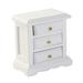 Dollhouse Chest of Drawers Bedside Table Furniture Model Wood Night Stand Nightstands 1/ 12 Miniature