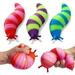 3 Pack Sensory Fidget Toy Soft Squeeze Toy 3D Fidget Novelty Toy for Kids Anti-Anxiety Caterpillar Wiggly Toy for Autistic Autism ADHD Stress Relief Children